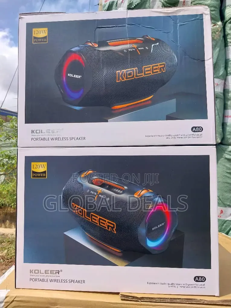 Koleer A80 120W Portable Wireless Speaker With RGB Lights