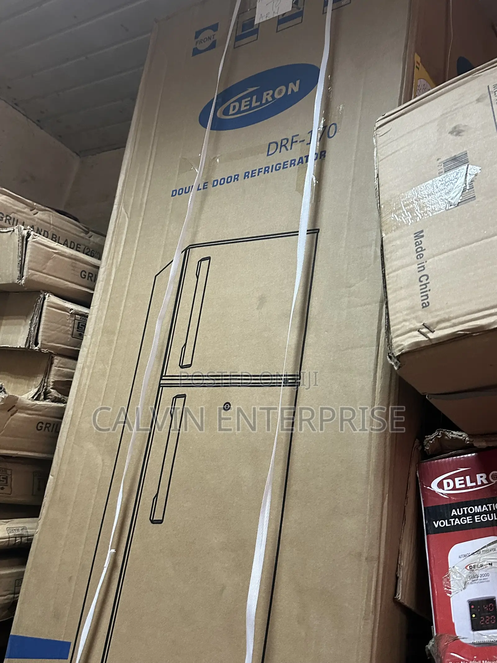Delron Drf170 Double Door Fridge