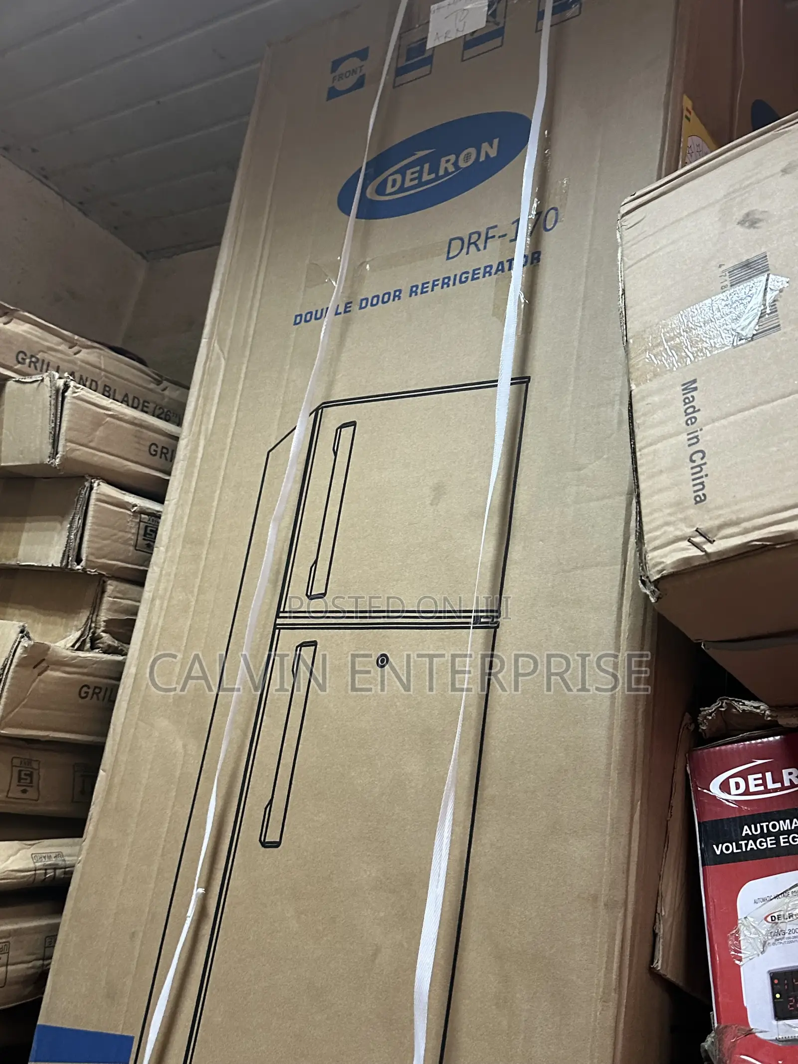 Delron Drf170 Double Door Fridge
