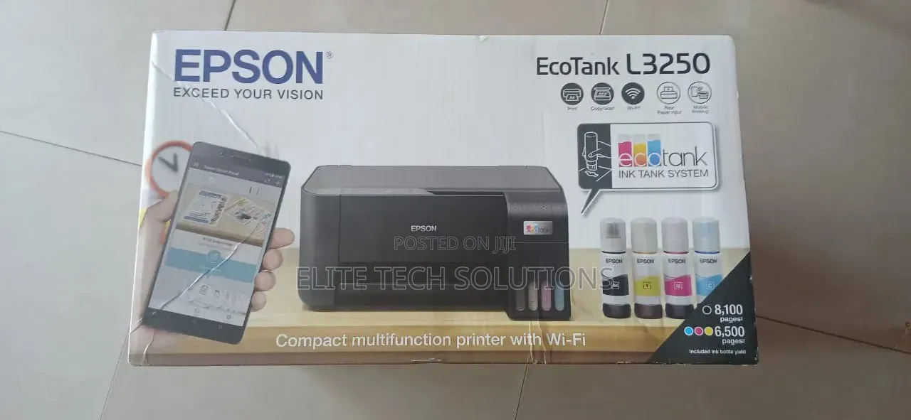 Epson EcoTank L3250 Wi-Fi Multifunction Printer – Print, Scan & Copy