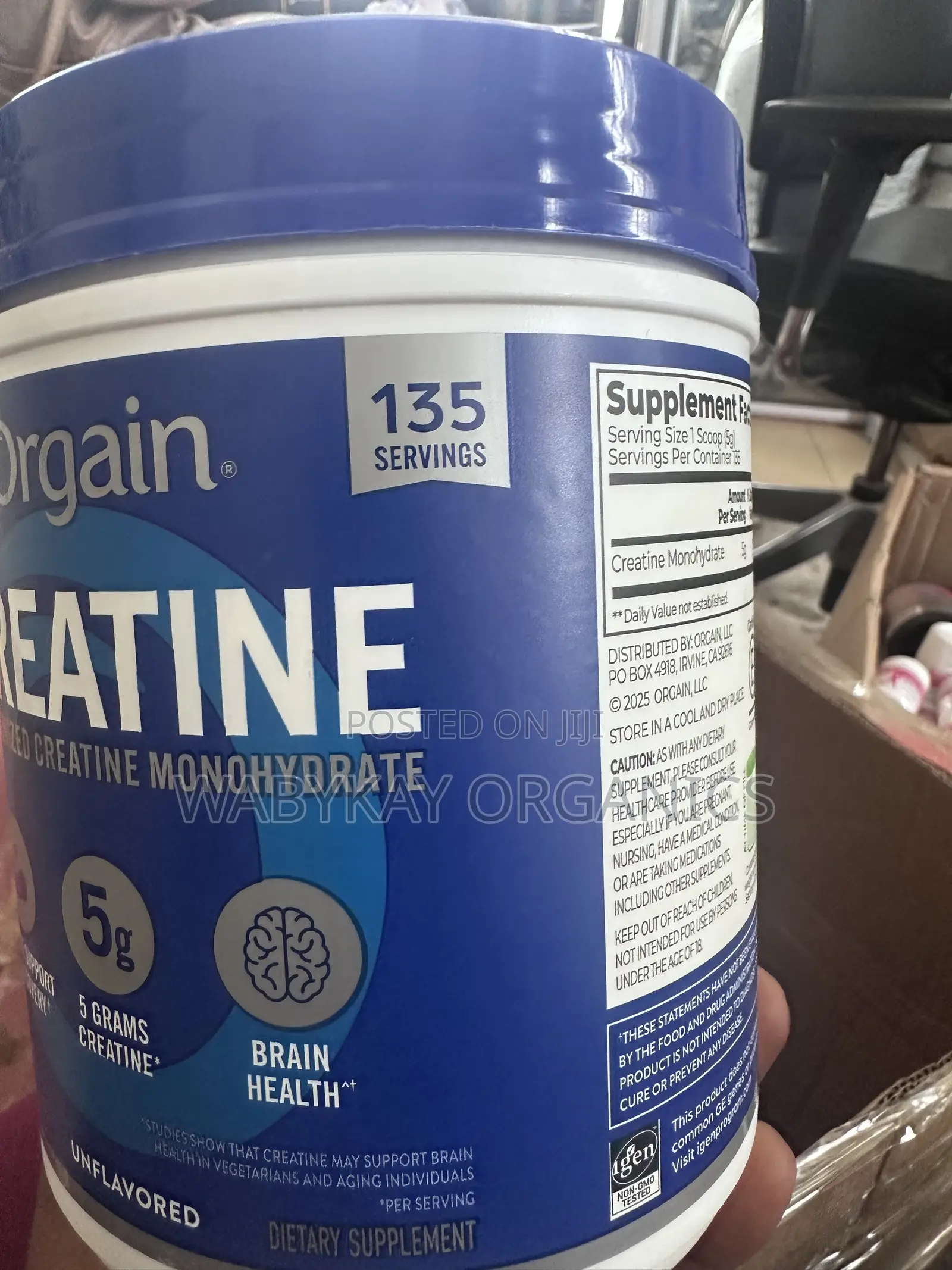 Orgain Creatine Powder 135 Servings
