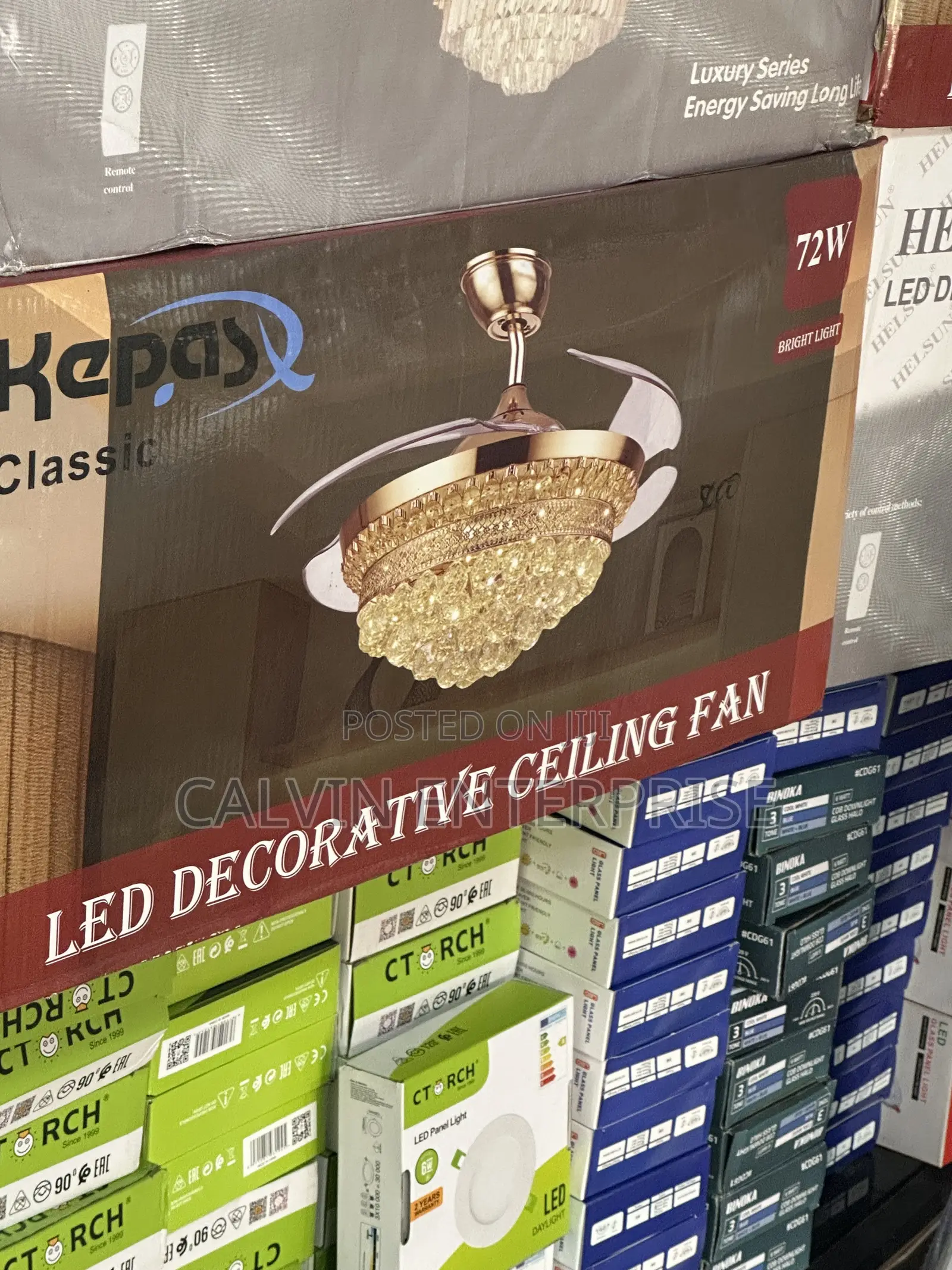 LED Decorative Calling Fan
