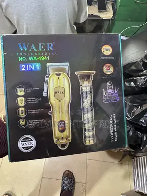 Professional Solar Hair Clipper 2 in 1