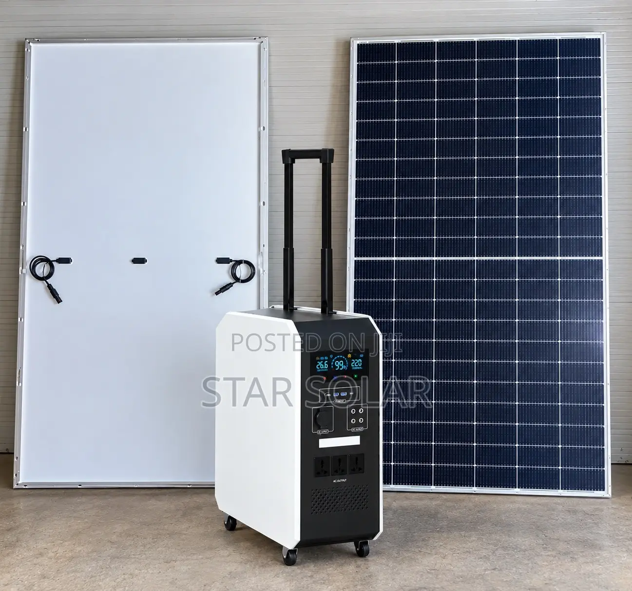 3000w Fibon Solar Power Station + 2 620w Solar Panels for Sale 