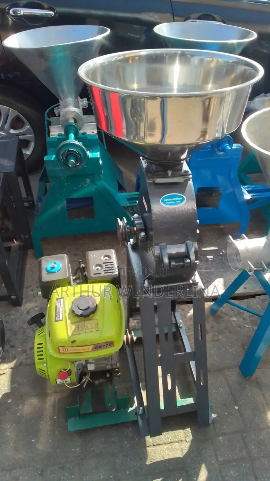 Complete Combine Fuel and Electric Dry Only Grinding Machine
