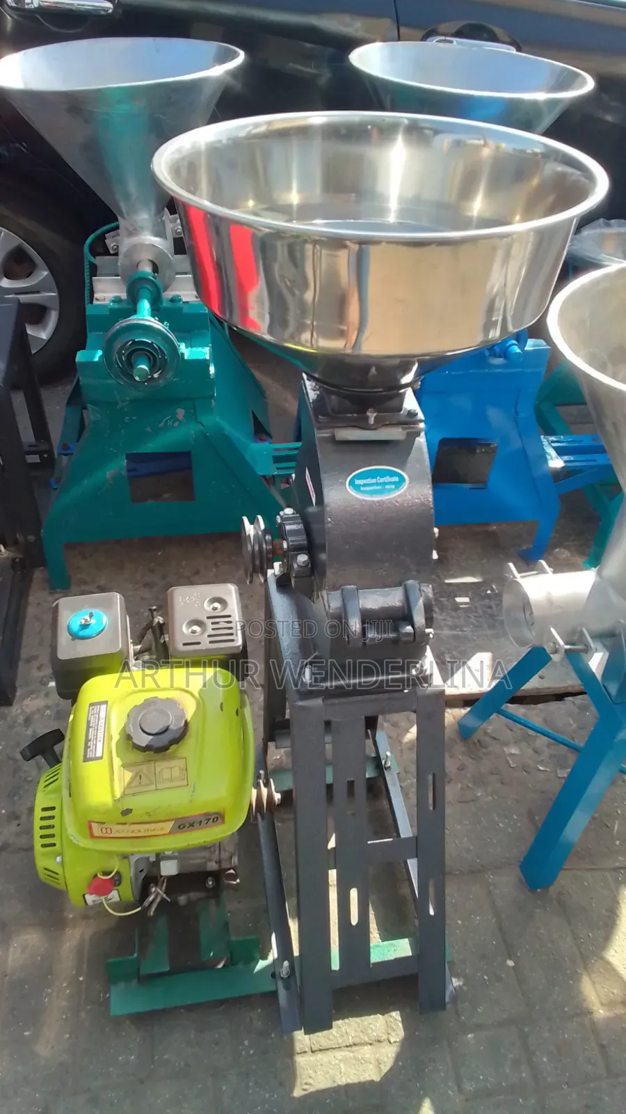 Complete Combine Fuel and Electric Dry Only Grinding Machine