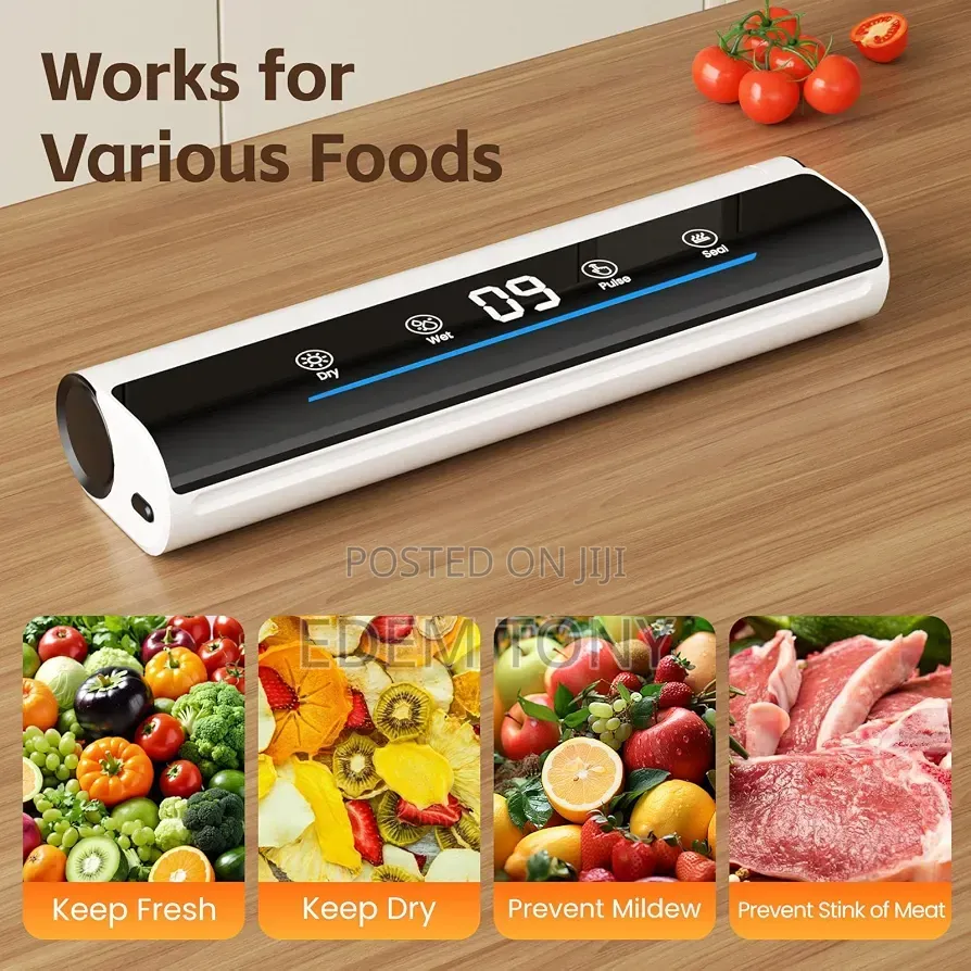 Vacuum Sealer Machine, With LED Display & Voice Activated