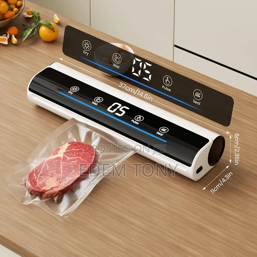 Vacuum Sealer Machine, With LED Display & Voice Activated