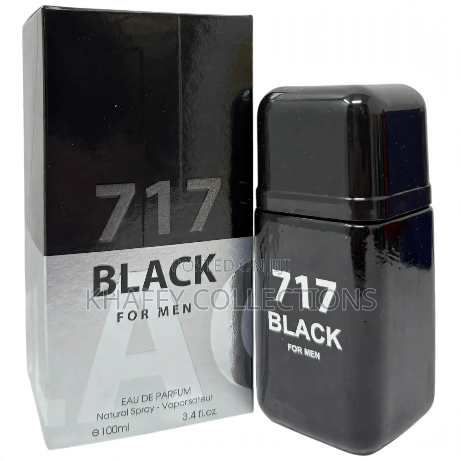 717 Black for Men Eau De Parfum - 100ml - 3.4