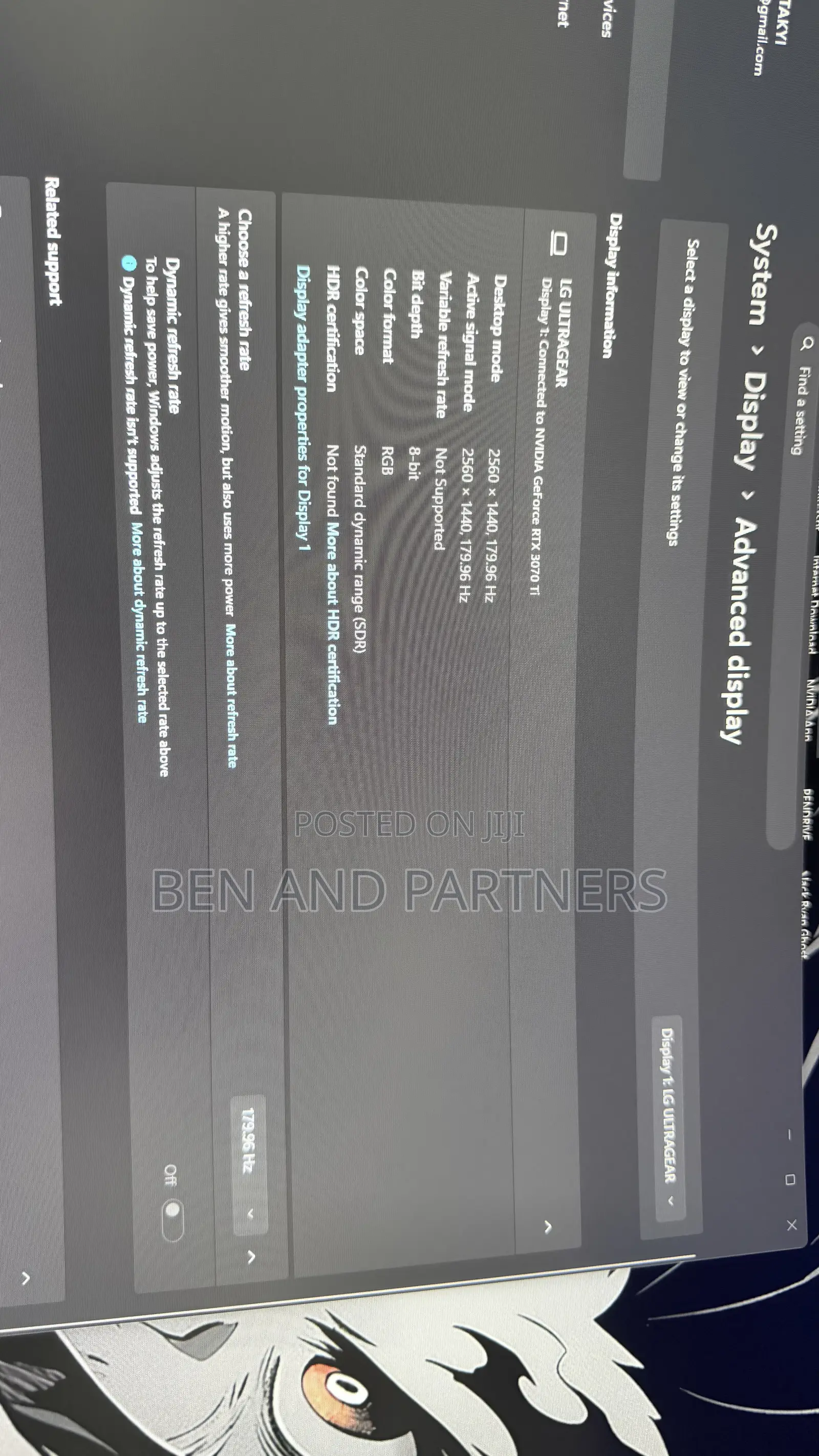 LG Ultragear 32” Qhd, 180hz, 1ms, Hdr, Curved Gaming Monitor