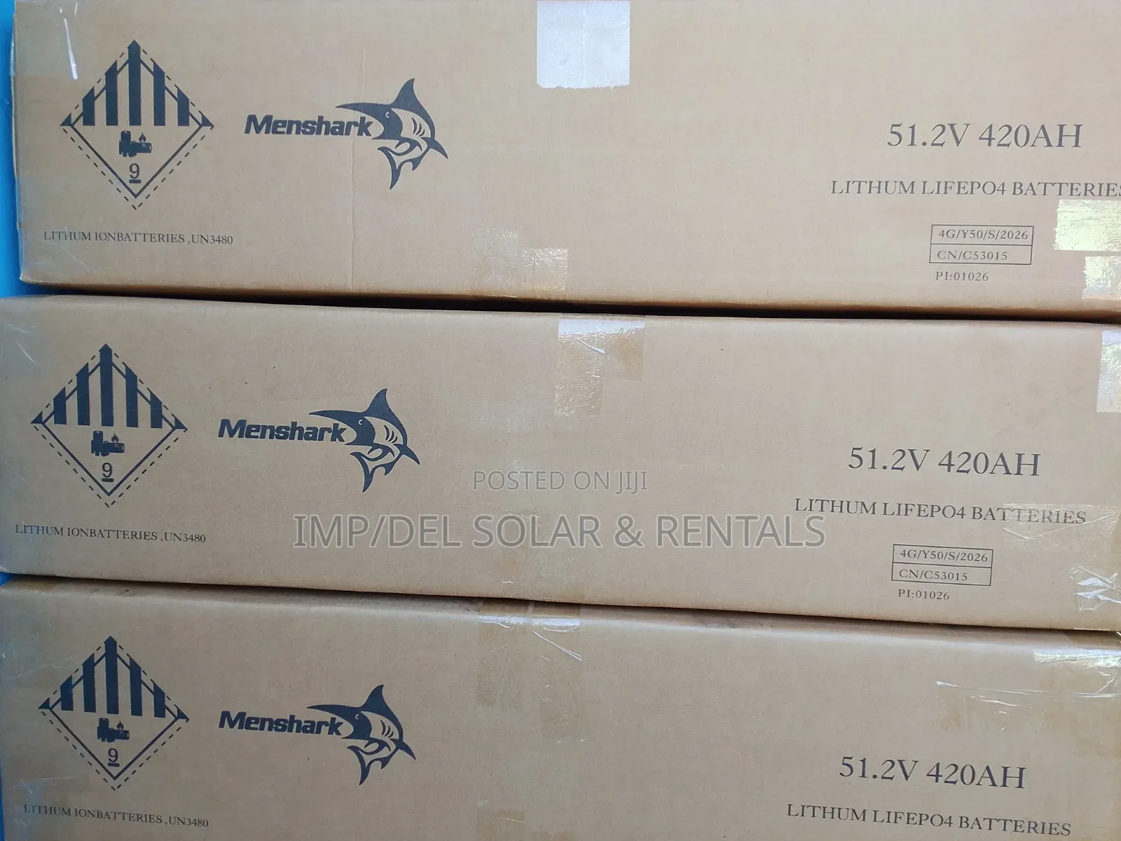 Lithium Battery LiFePO4 51.2V 420ah Deep Cycle Batteries