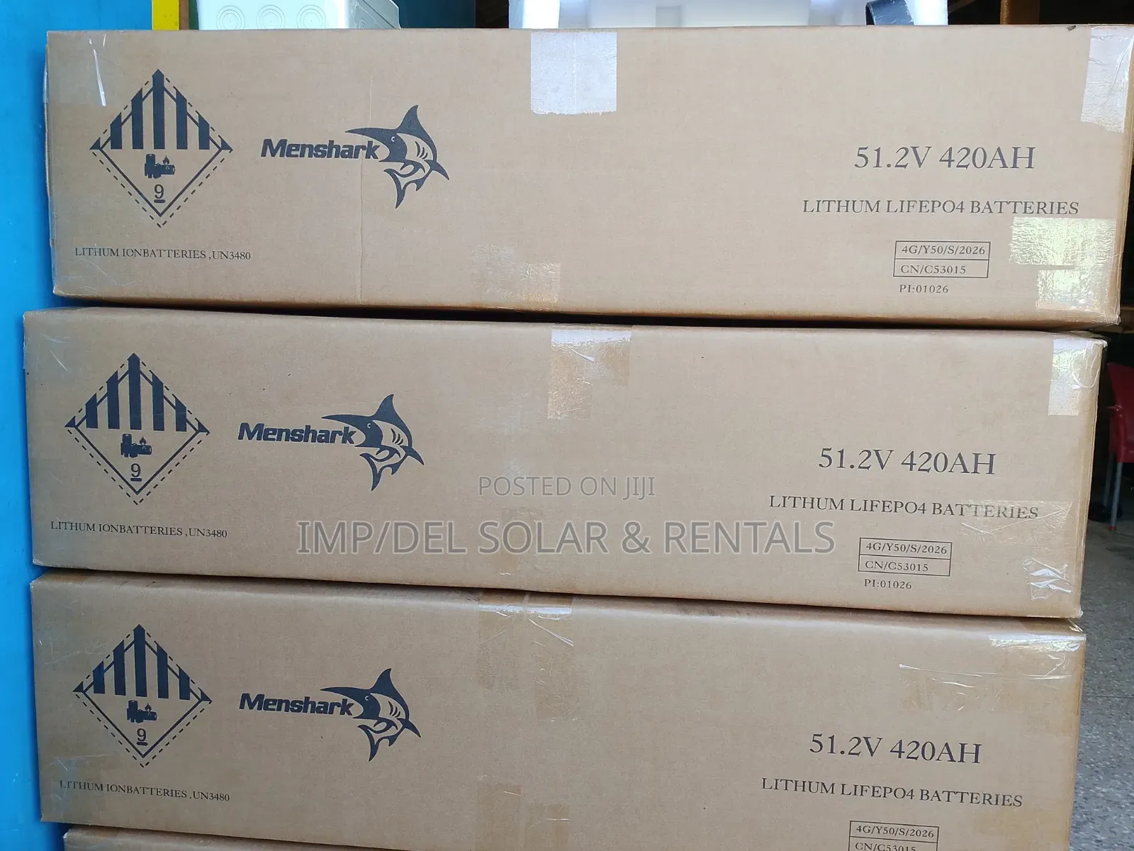 Lithium Battery LiFePO4 51.2V 420ah Deep Cycle Batteries