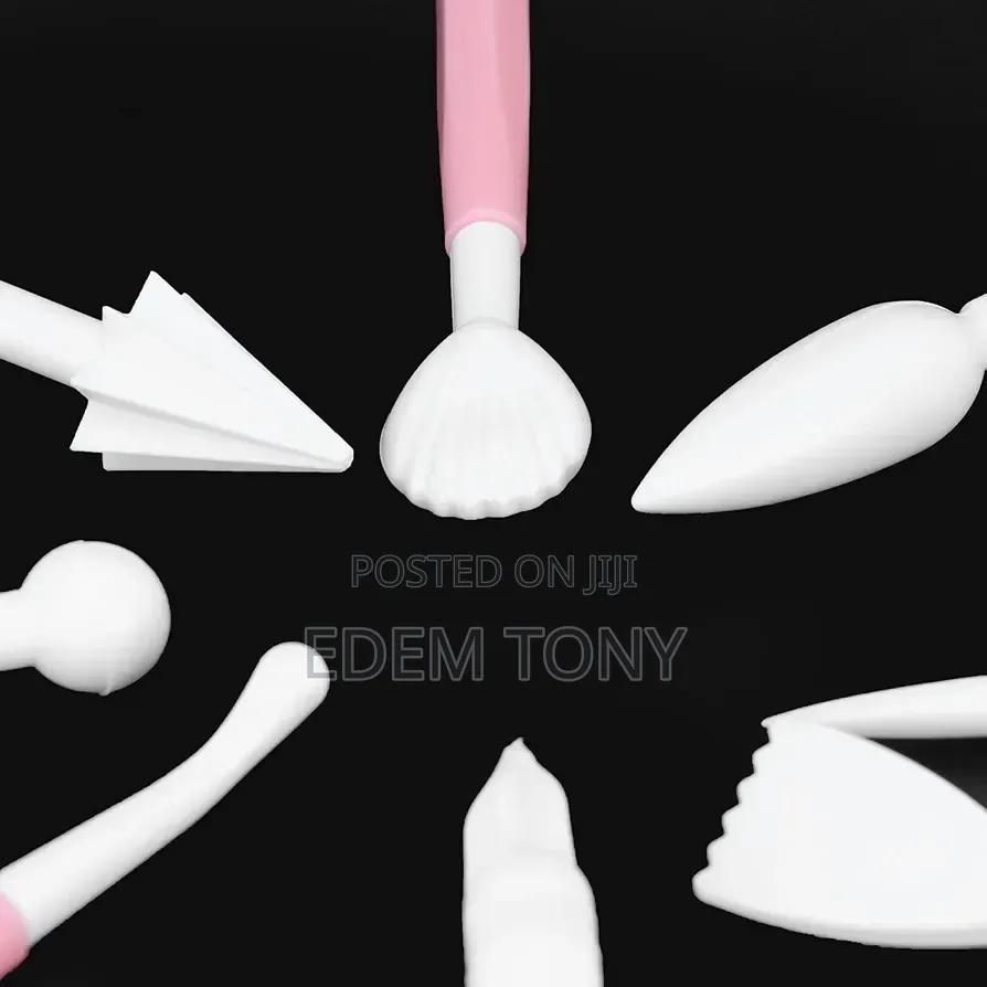 Cyrank 8Pcs Fondant Tool, Cake Decorating Hand Double Head