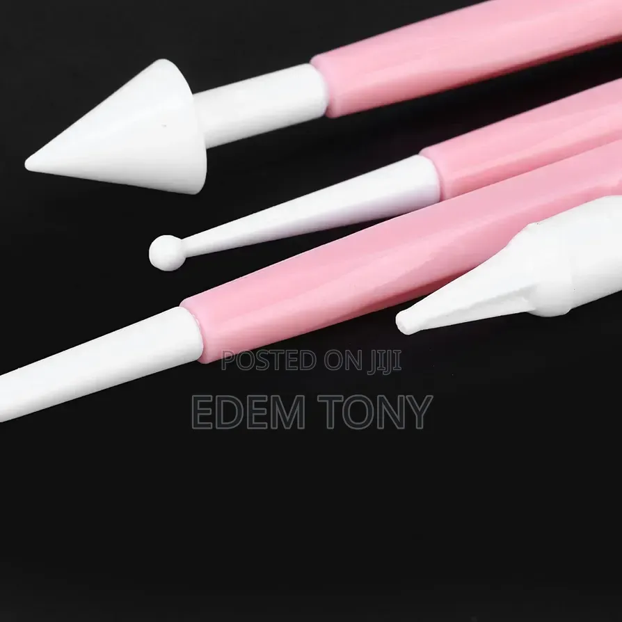 Cyrank 8Pcs Fondant Tool, Cake Decorating Hand Double Head