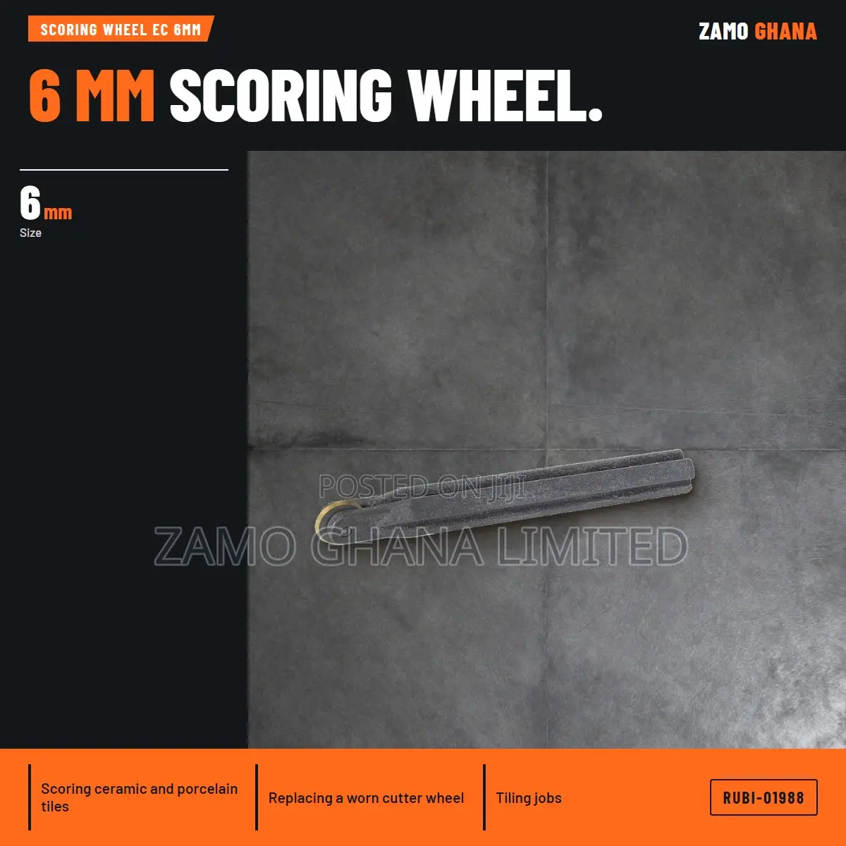 Scoring Wheel Ec 6Mm - RUBI-01988