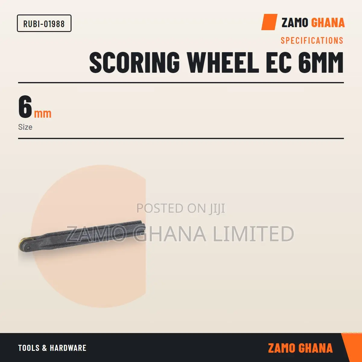 Scoring Wheel Ec 6Mm - RUBI-01988