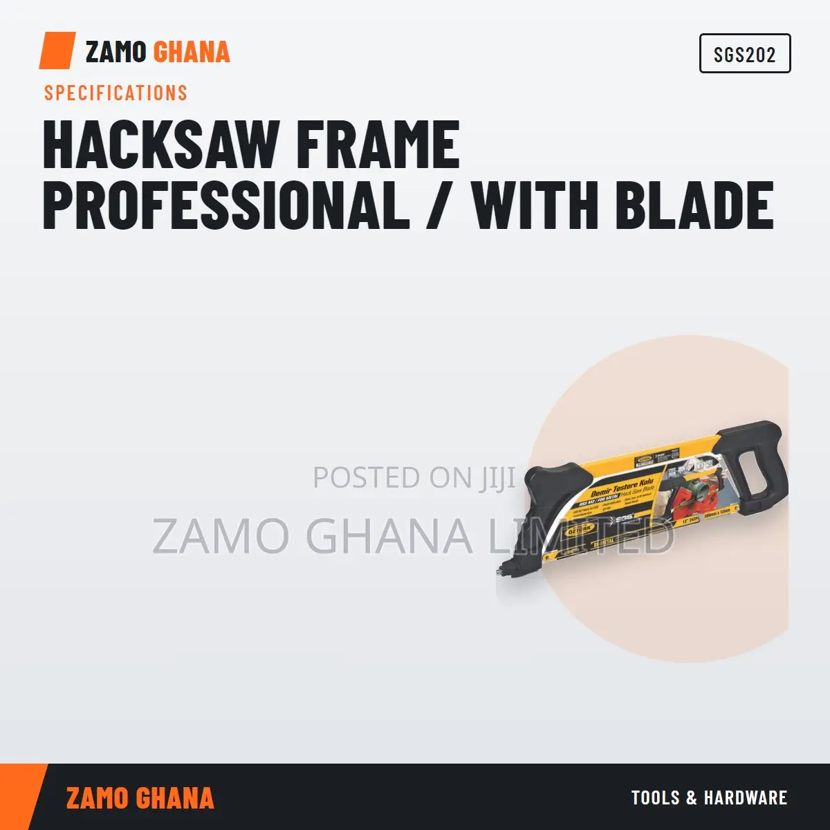 Hacksaw Frame Professional / With Blade - SGS202