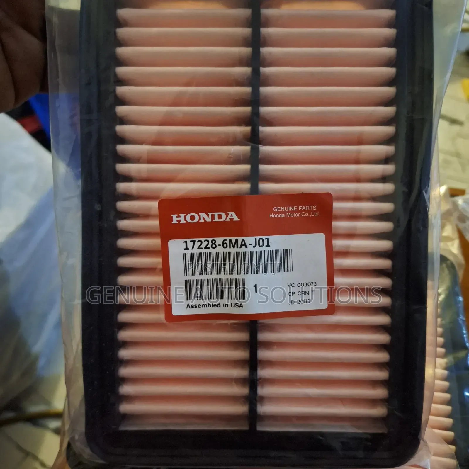 Honda Accord & CR-V Hybrid Air Filters