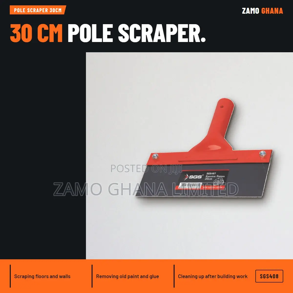 Pole Scraper 30Cm - SGS408