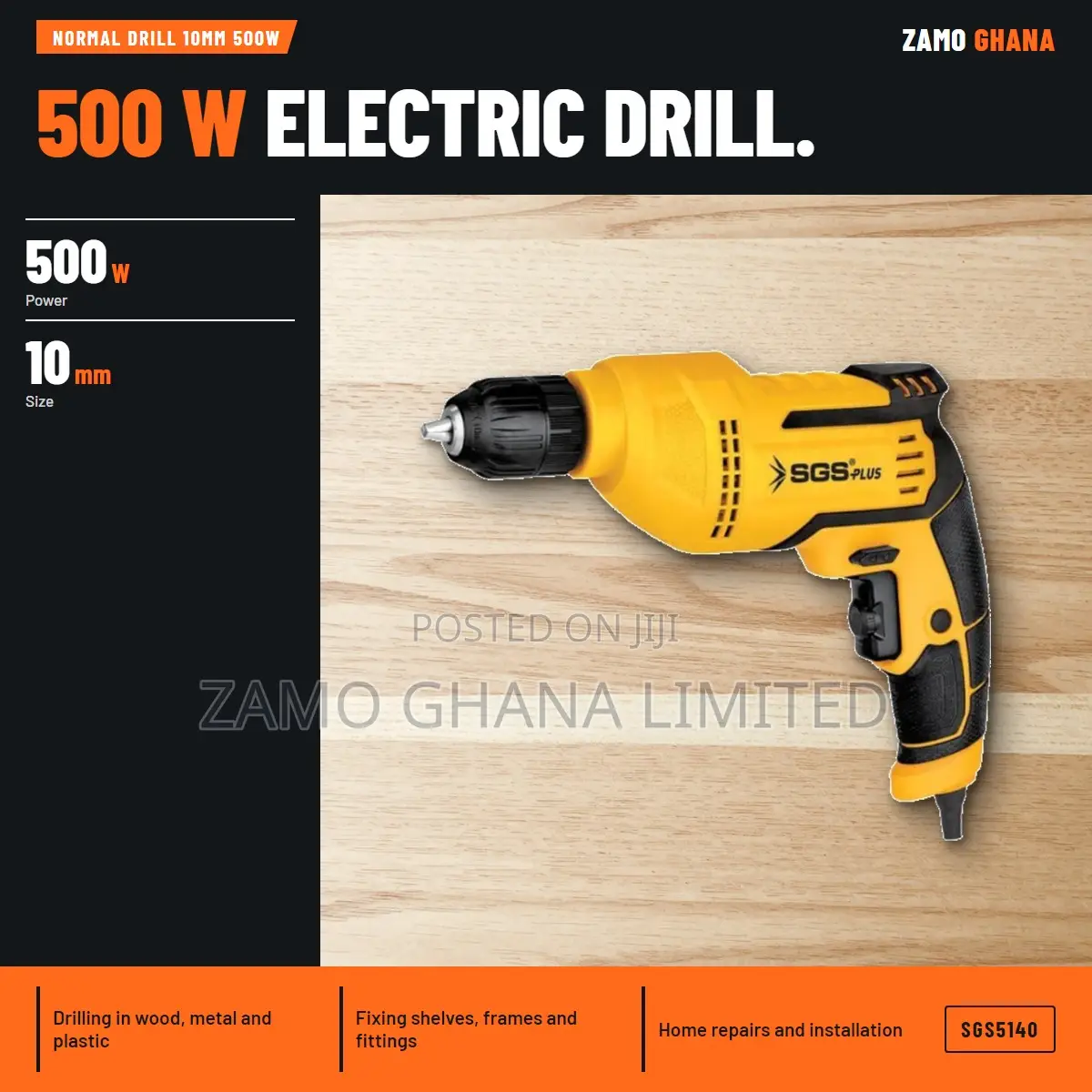Normal Drill 10Mm 500W - SGS5140