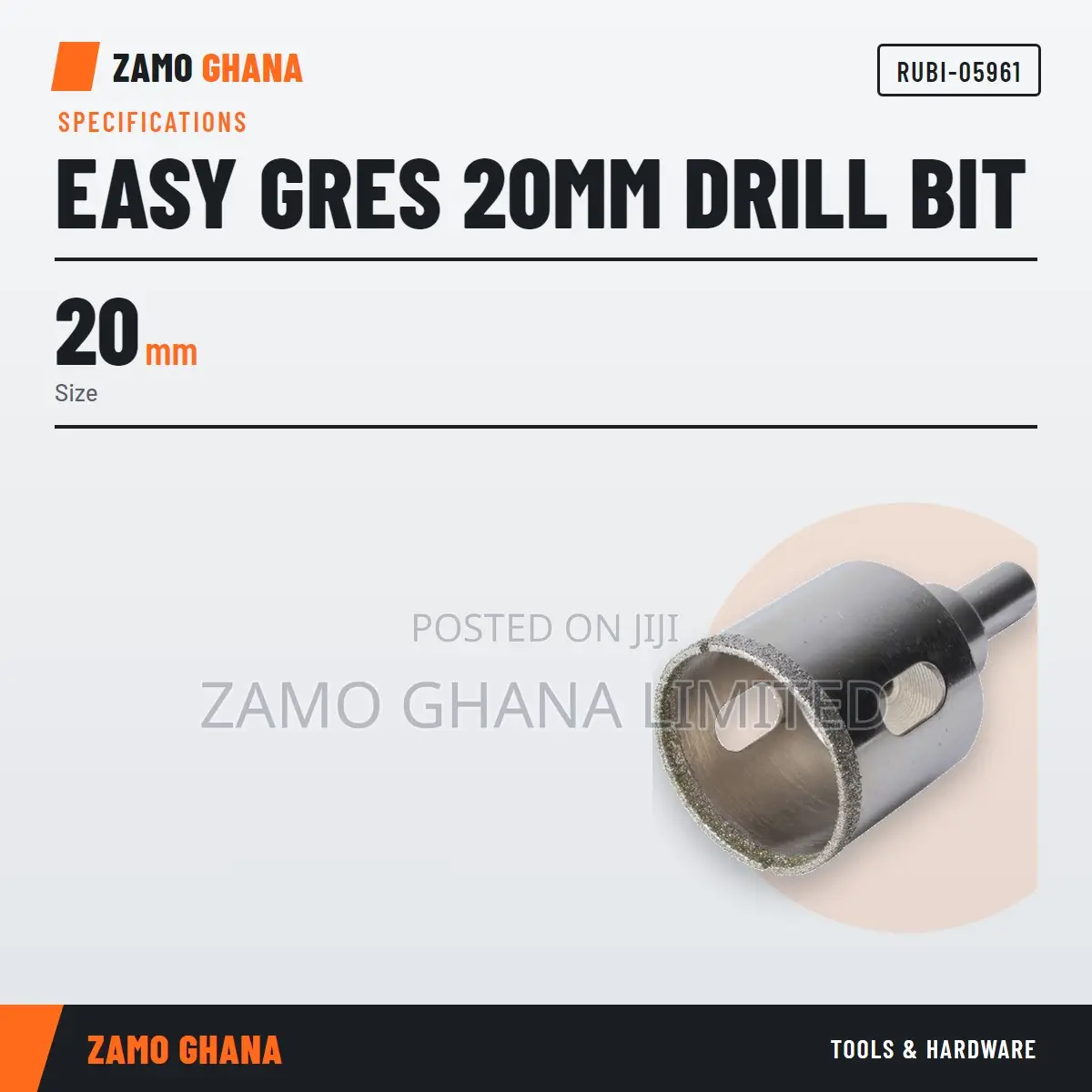 Easy Gres 20Mm Drill Bit - RUBI-05961