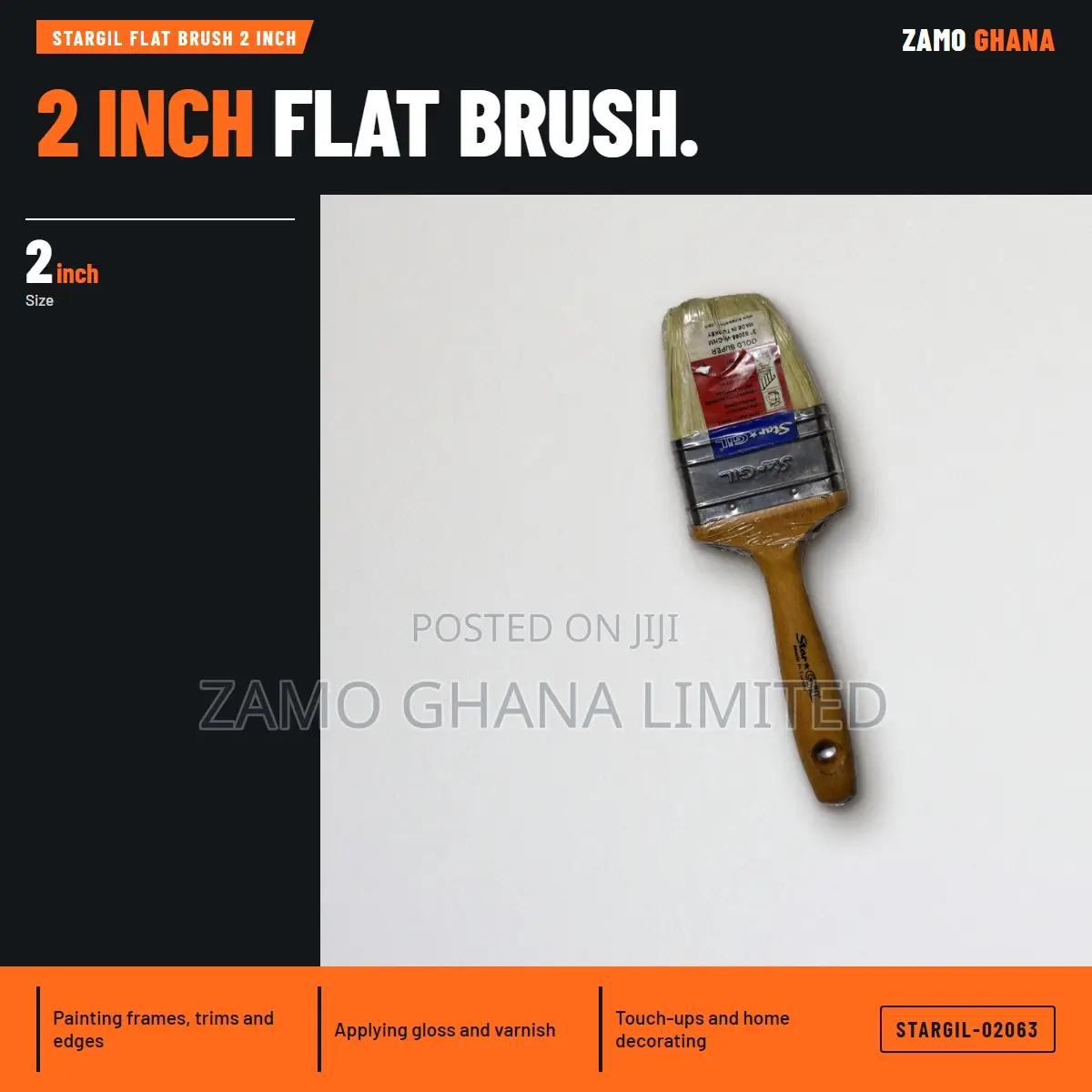 Stargil Flat Brush 2 Inch - STARGIL-02063