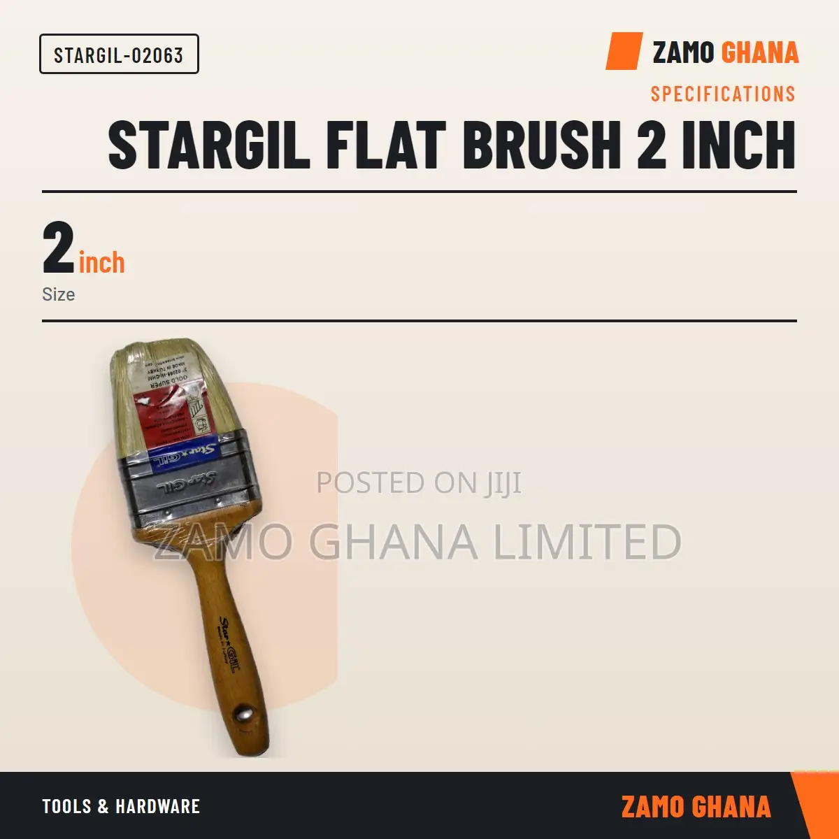 Stargil Flat Brush 2 Inch - STARGIL-02063