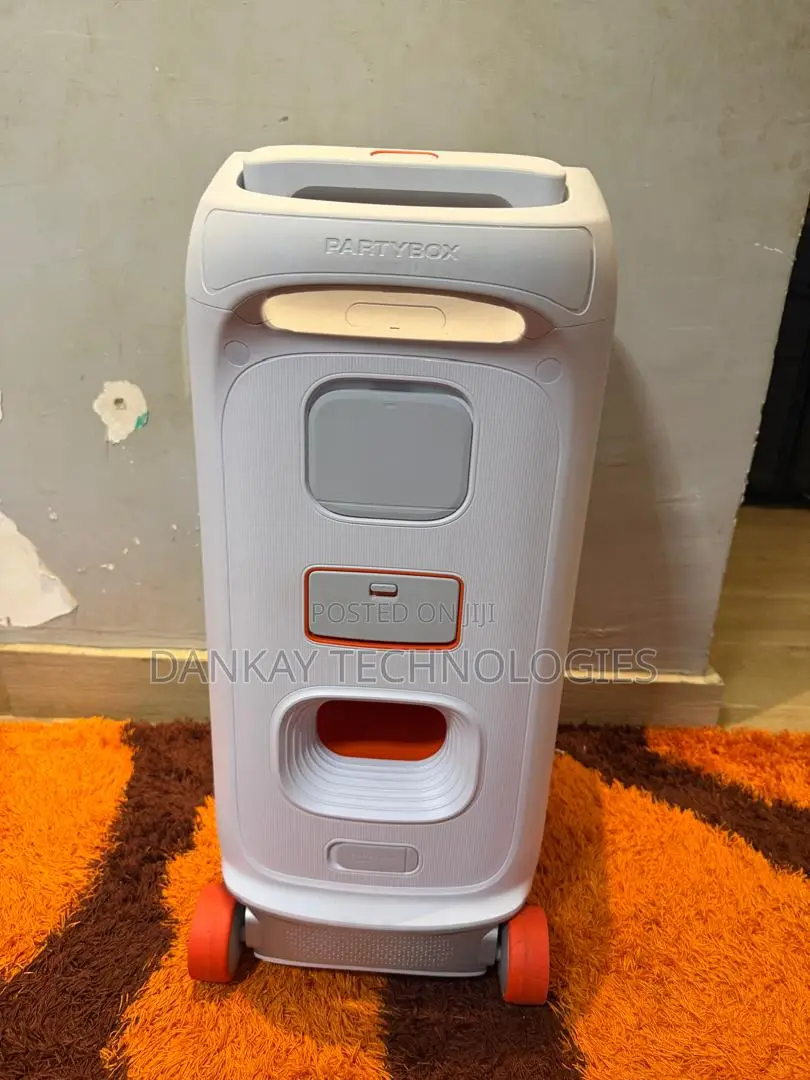 Original JBL Partybox 320 Wireless Bluetooth Speaker (White))