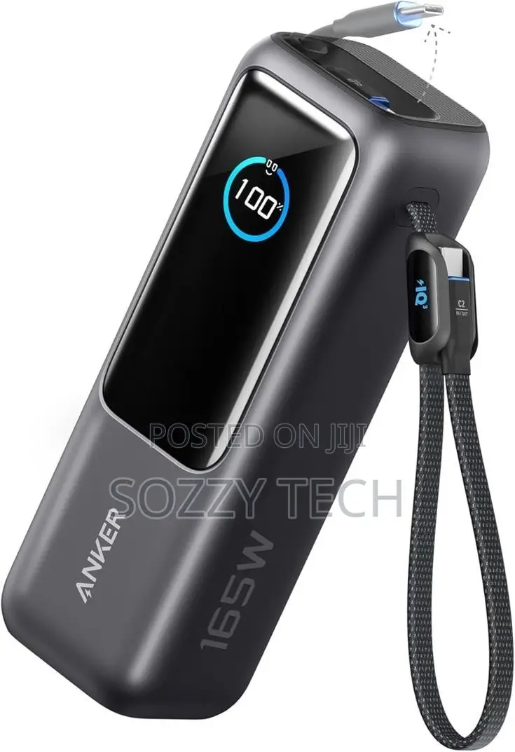 Anker A1695 Power Bank, 25,000mAh Travel Essential With 165W