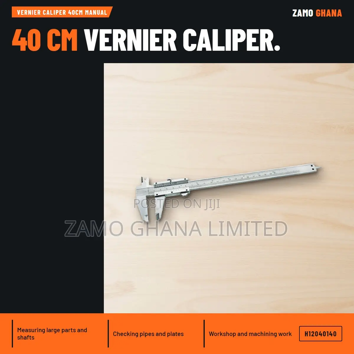Vernier Caliper 40Cm Manual - H
