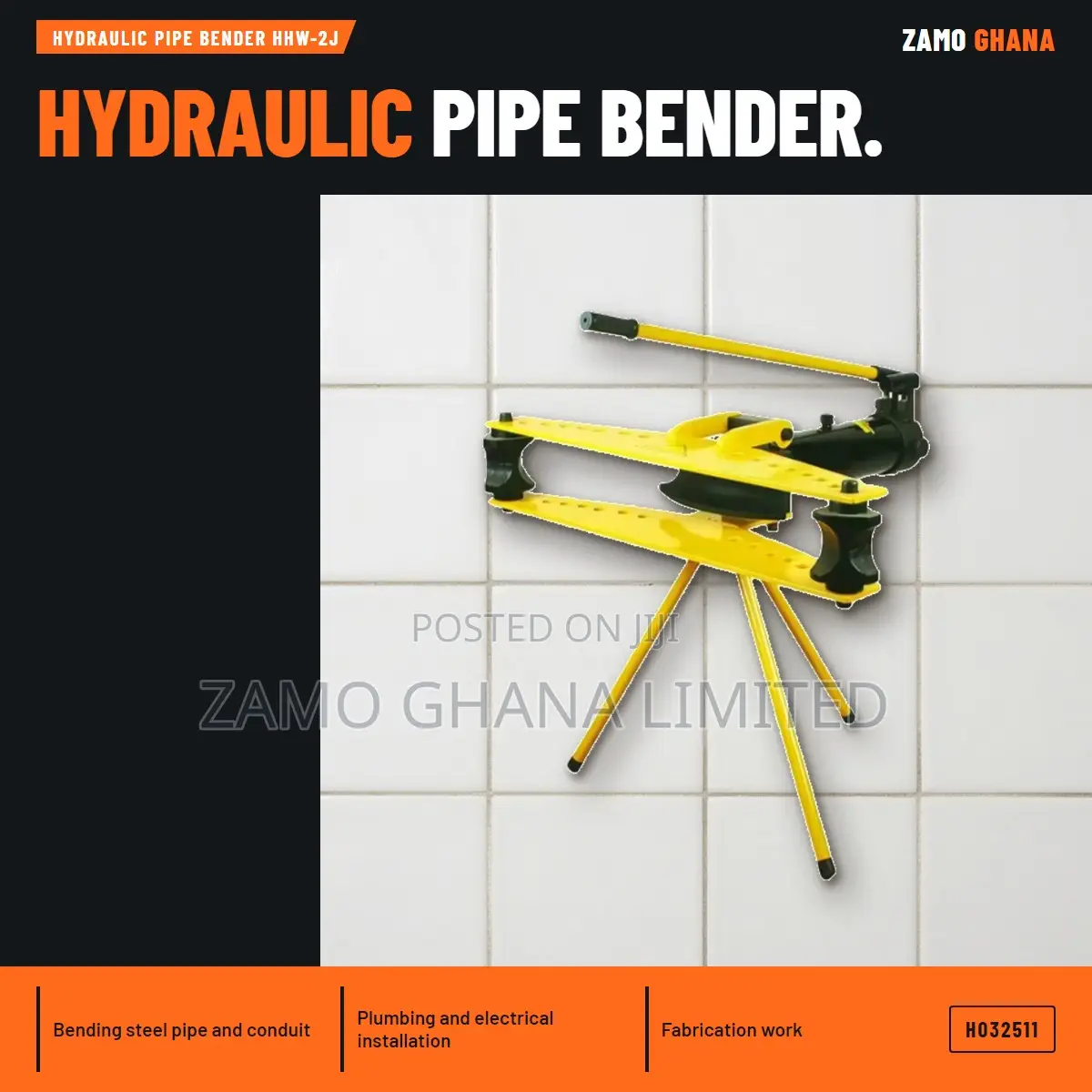 Hydraulic Pipe Bender HHW-2j - H032511