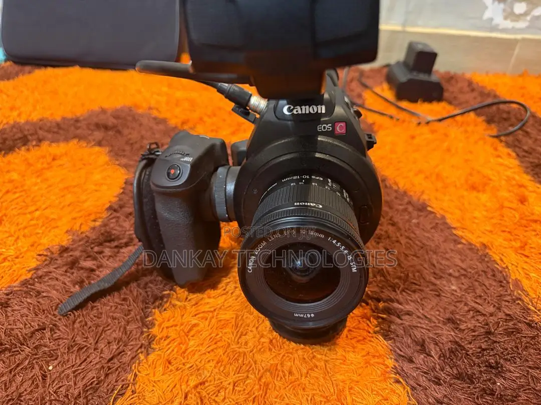 Canon C100 Video Camera With 10-18mm Lens