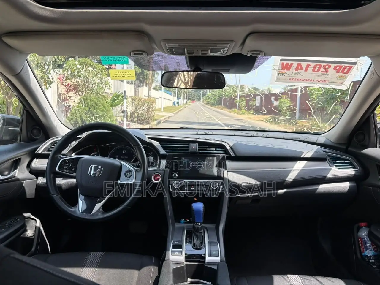 Honda Civic EX Sedan 2019 Black