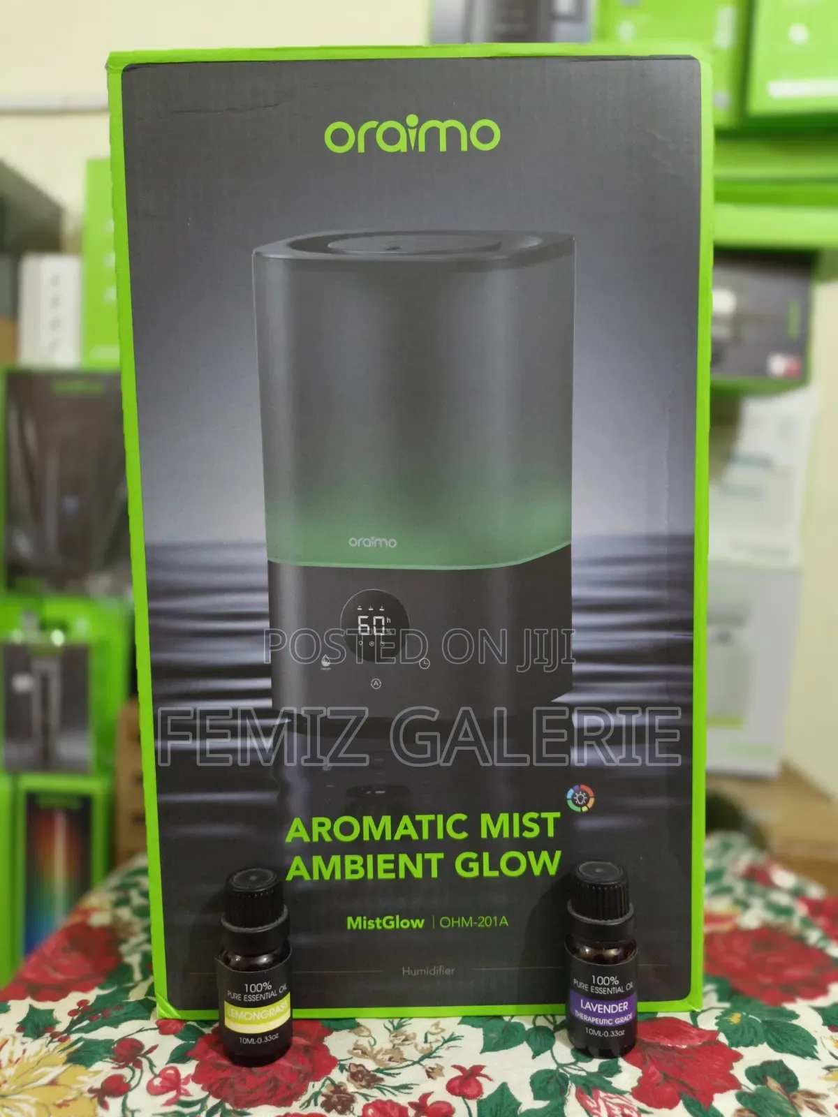Oraimo MistGlow 3.2L Smart Humidifier LED Display 7-Color Light