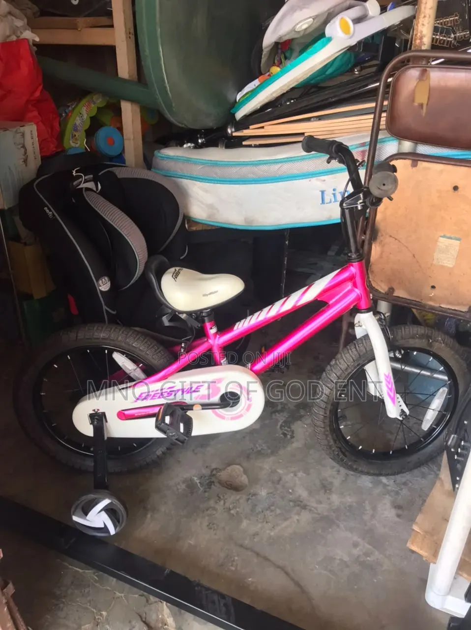 RoyalBaby Kids Bike 12 Inch Training Wheels Adjustable Seat