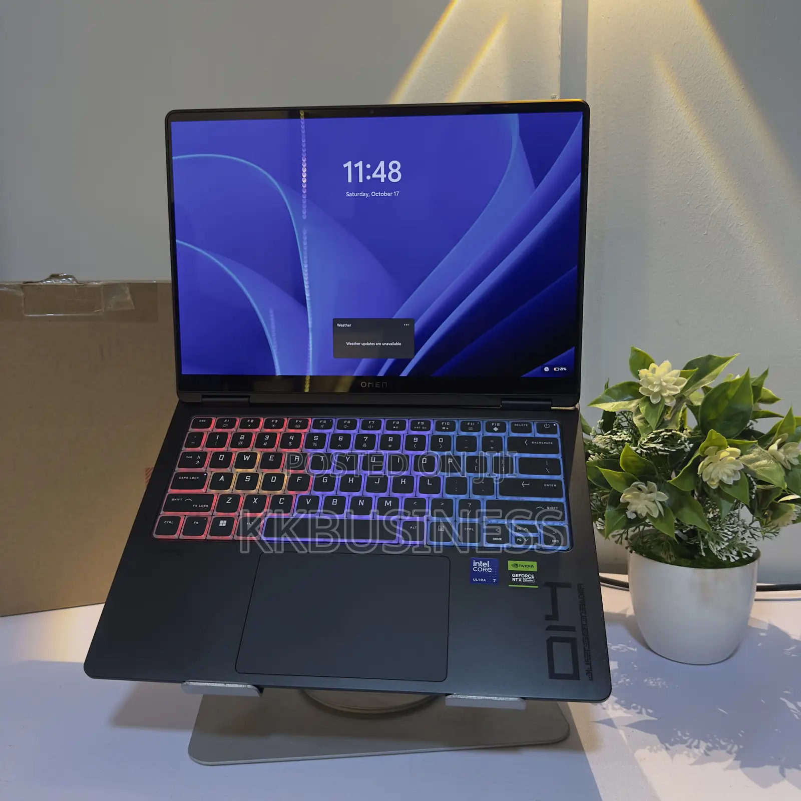 New Laptop HP Omen Transcend 14-fb0023dx 16GB Intel Core Ultra 7 SSD 1T