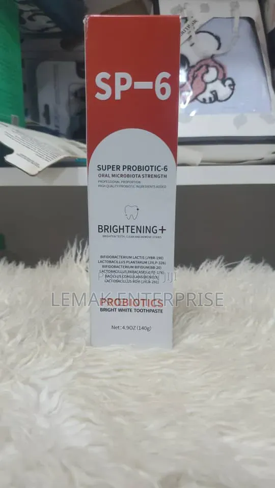 Probiotics Bright White Toothpaste,SP-6 or SP-4.microbiome.