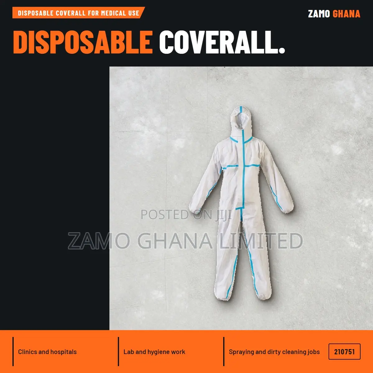 Disposable Coverall for Medical Use - 210751