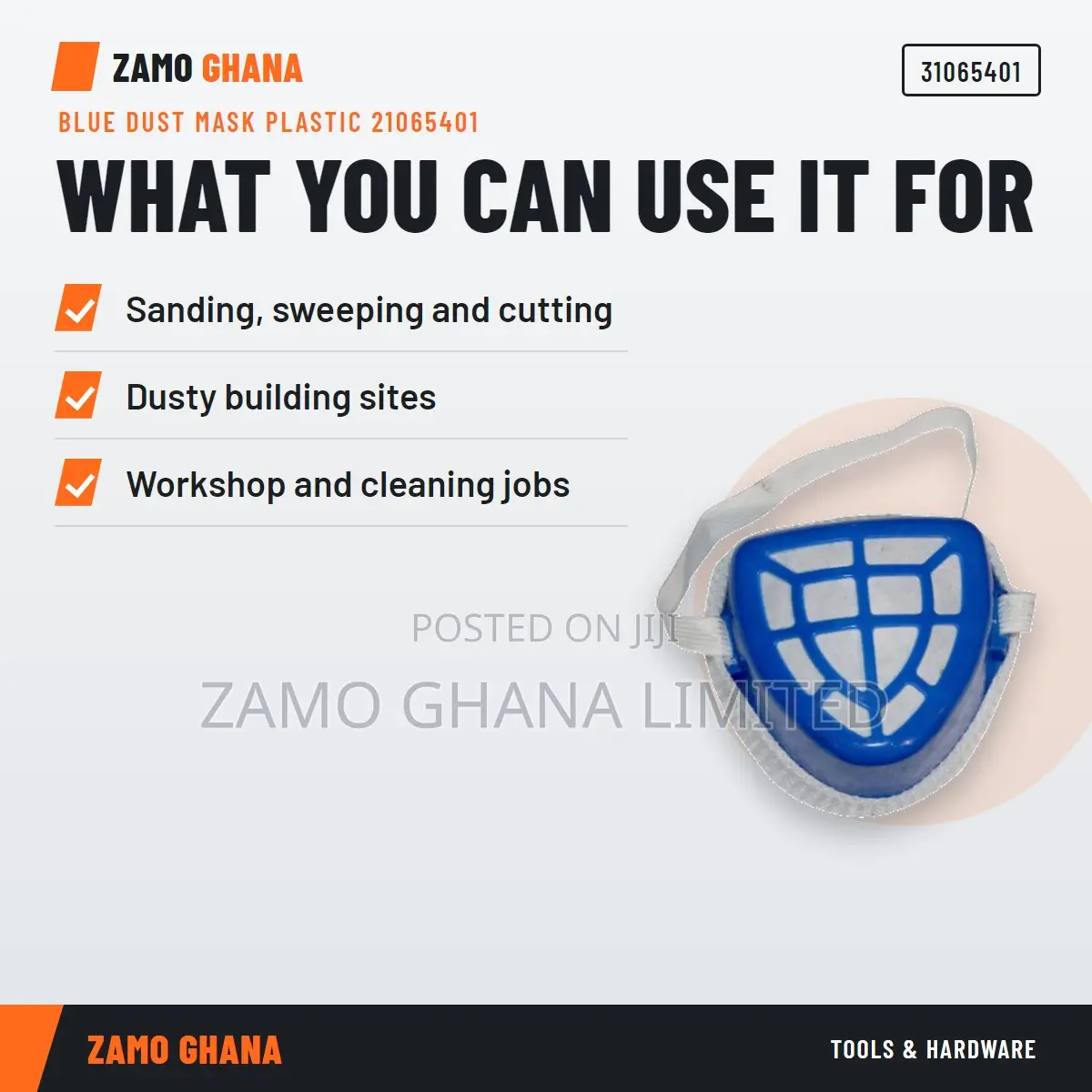 Blue Dust Mask Plastic 21065401 - 31065401