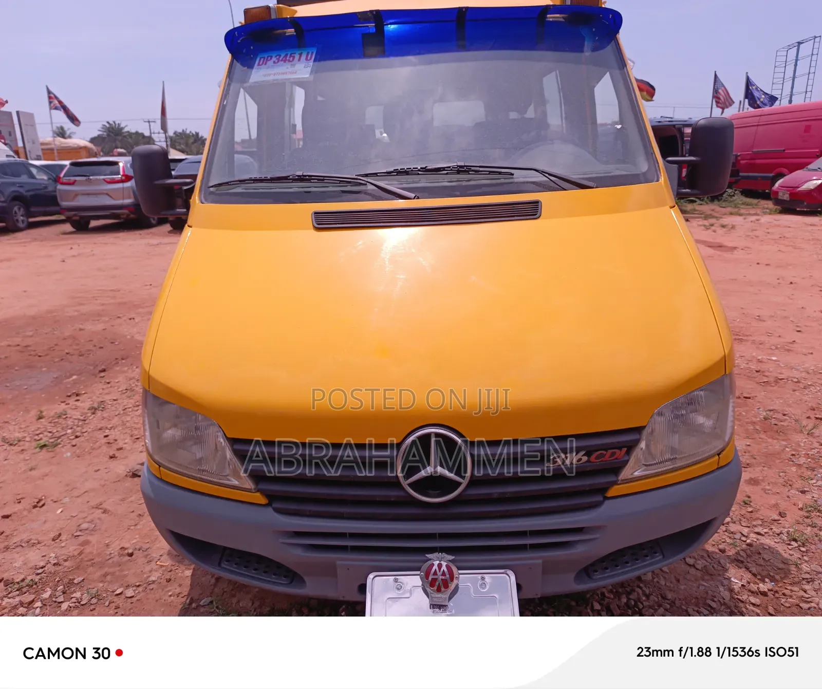 Mercedes-Benz Sprinter 2006 Yellow