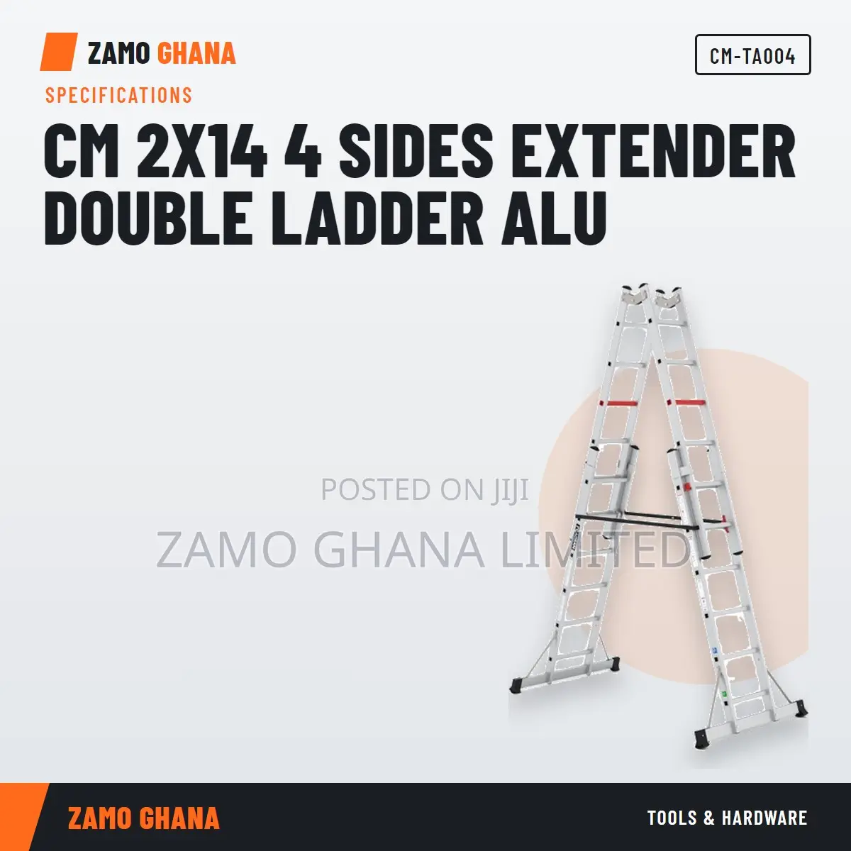 Cm 2X14 4 Sides Extender Double Ladder Alu - CM-TA004