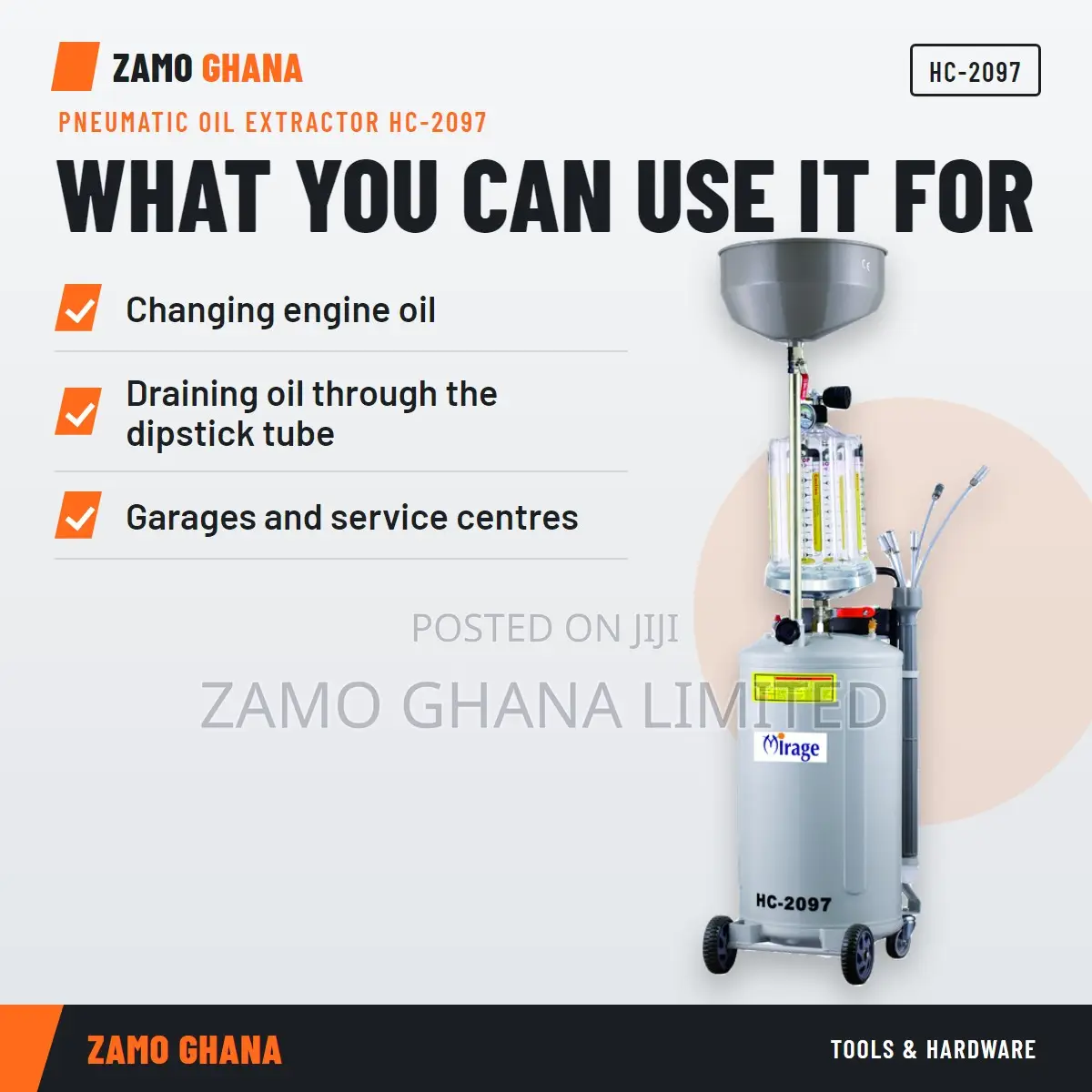 Pneumatic Oil Extractor Hc-2097 - HC-2097