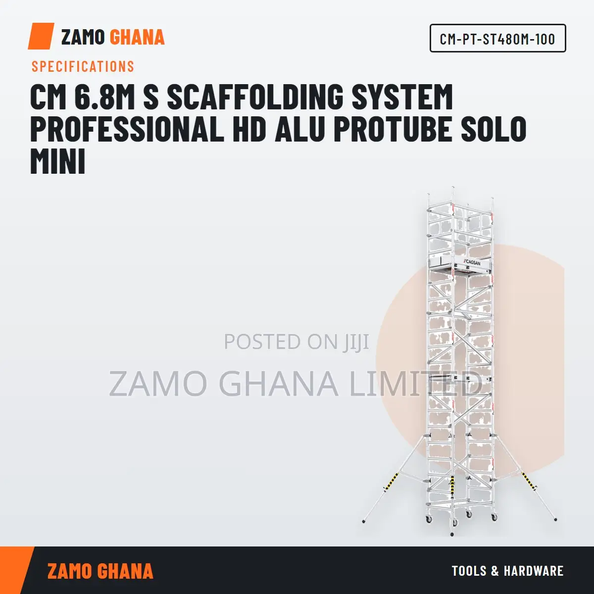 Cm 6.8M S Scaffolding System Professional Hd Alu Pr - CM-PT-ST480M-100