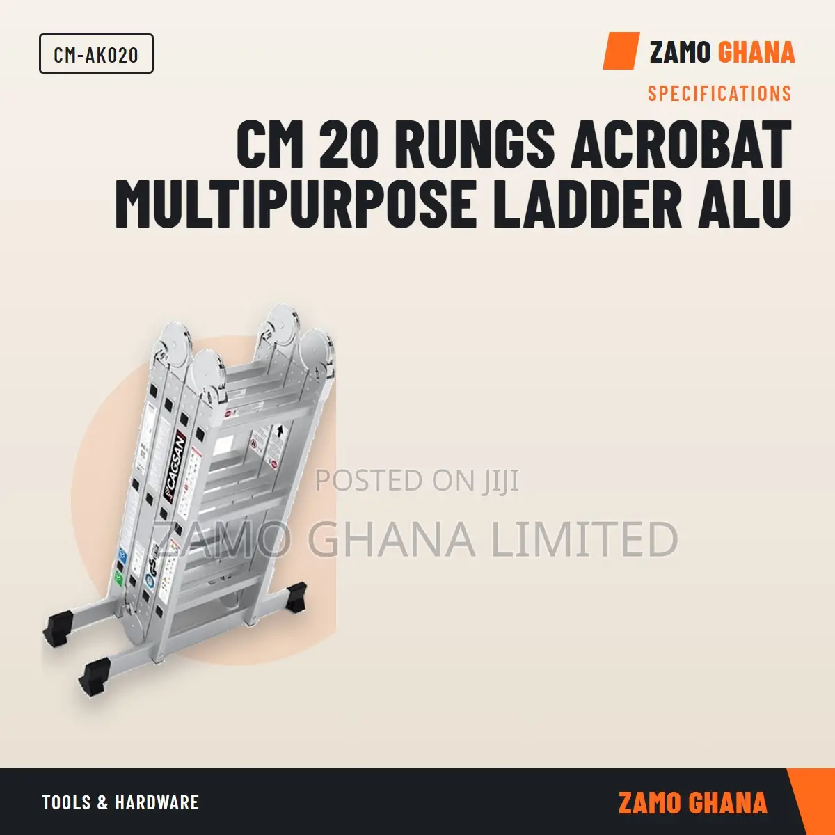 Cm 20 Rungs Acrobat Multipurpose Ladder Alu - CM-AK020