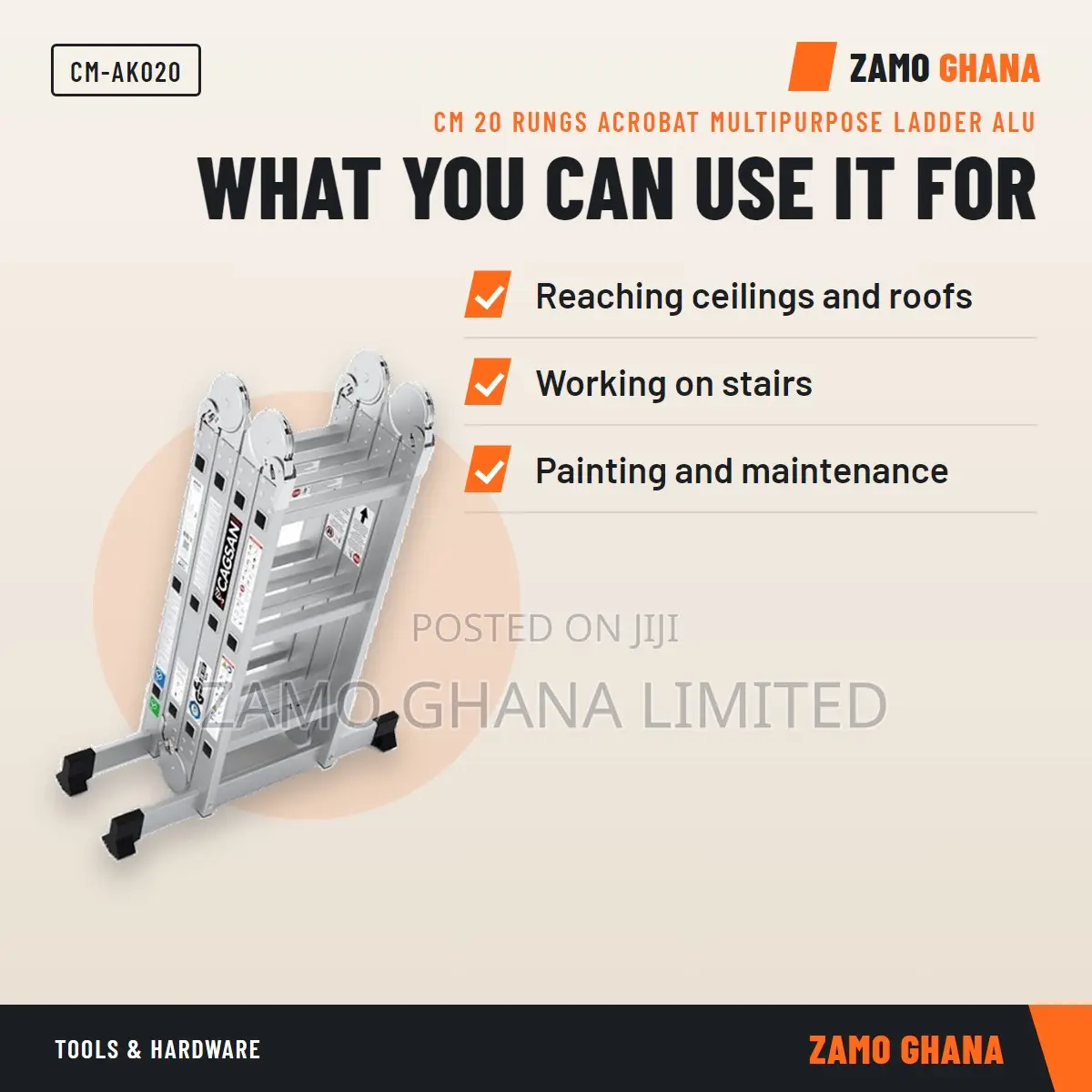 Cm 20 Rungs Acrobat Multipurpose Ladder Alu - CM-AK020