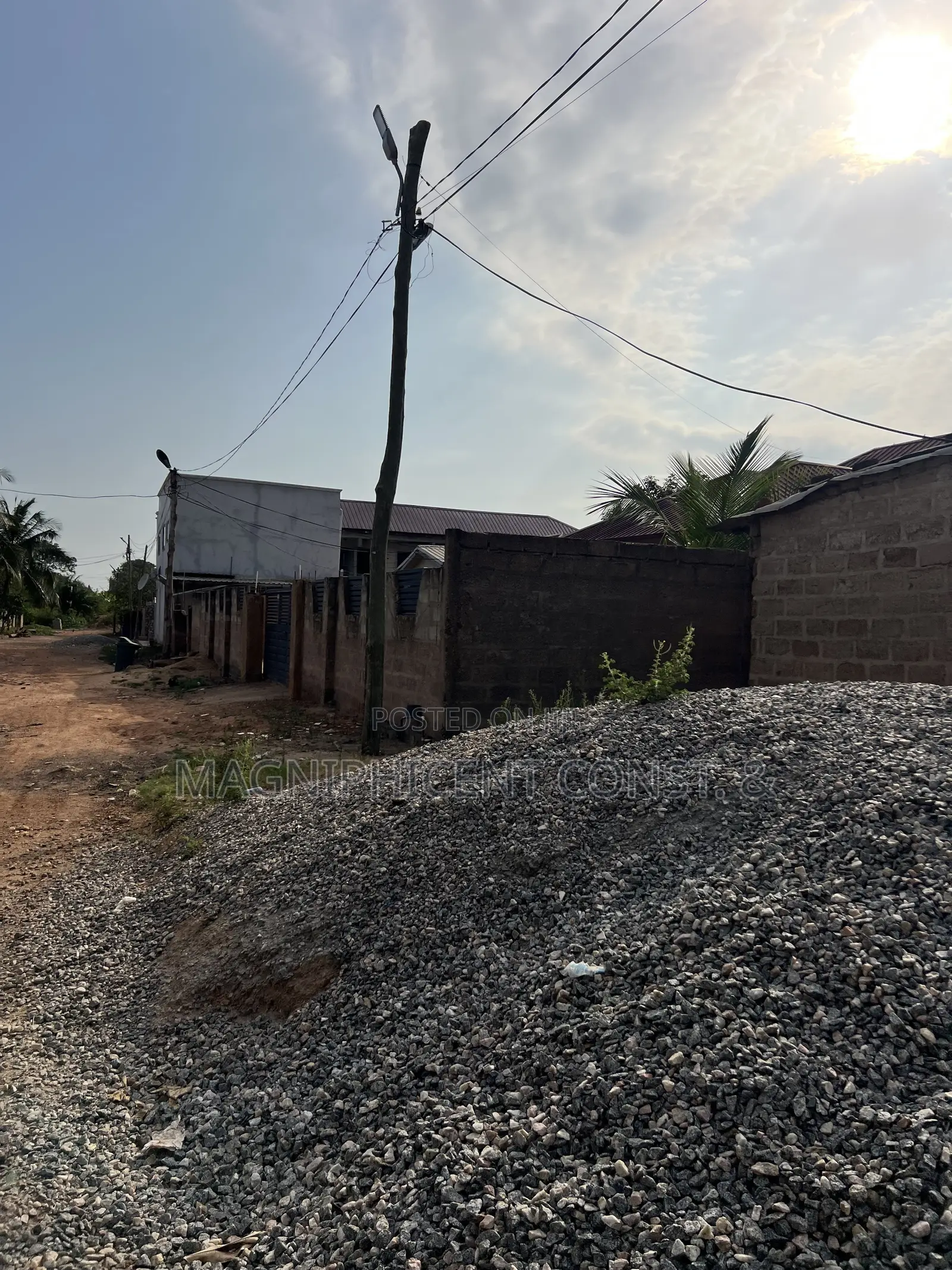Full Plot 80*100ft for Sale at Adenta Foster Home