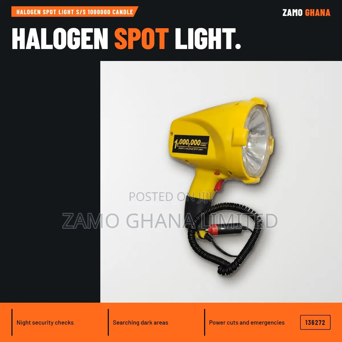Halogen Spot Light S/S Candle - 136272