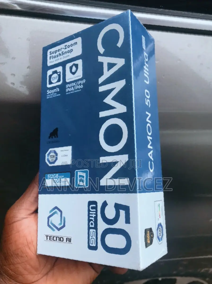 New Tecno Camon 50 Ultra 512 GB Black