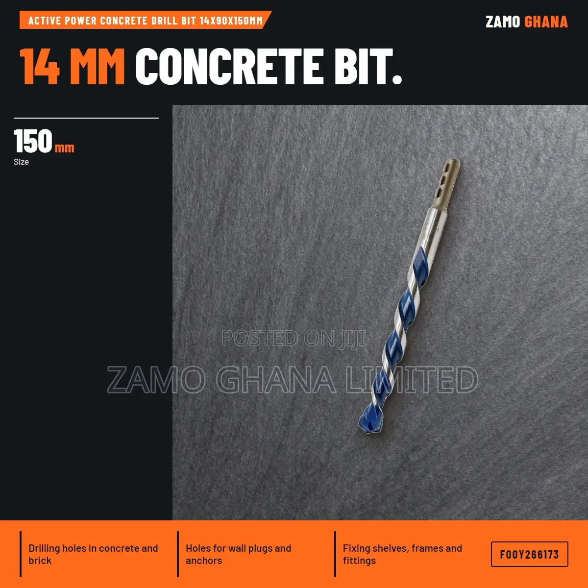 Active Power Concrete Drill Bit 14X90X150Mm - F00Y266173