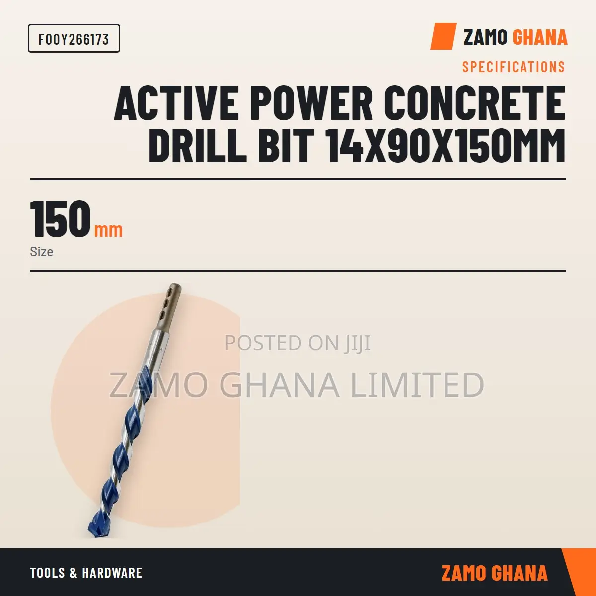 Active Power Concrete Drill Bit 14X90X150Mm - F00Y266173